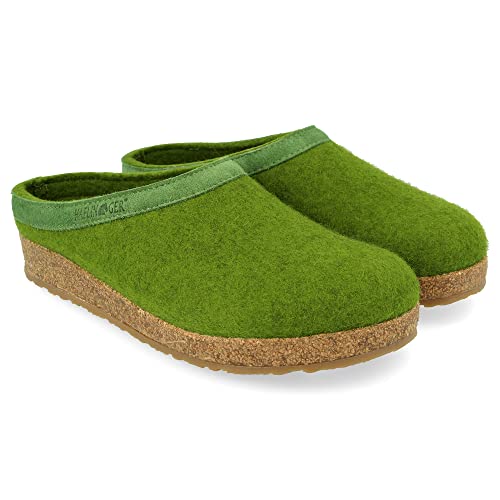 HAFLINGER Grizzly Torben Filzclog aus reinem Wollfilz (Grasgrün 36), Gr. 47 von HAFLINGER