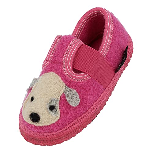 HAFLINGER Slipper Pets Hausschuh, bonbon, 28 EU von HAFLINGER