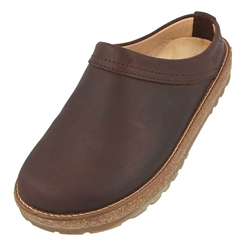 HAFLINGER Travel-Classic Eleganter Clog aus Leder mit Eva-Sohle (Braun 730), Gr. 41 von HAFLINGER