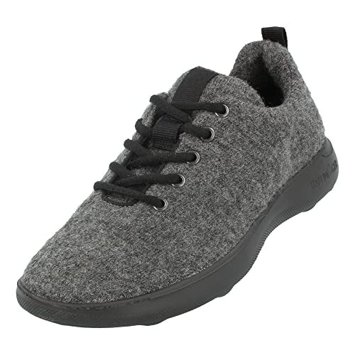 HAFLINGER Wool Sneaker Everyday Anthrazit, Gr. 36 von HAFLINGER