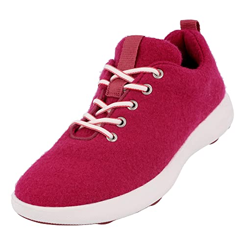 HAFLINGER Wool Sneaker Everyday Fuchsia, Gr. 37 von HAFLINGER