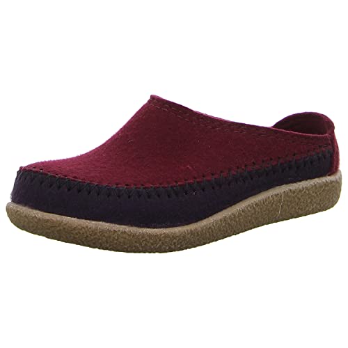 Haflinger Filzpantoffeln Blizzard Credo-Duo, bordo. 718004-9 Gr 39 von HAFLINGER