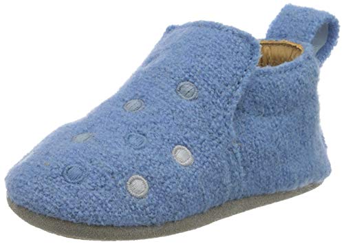 Haflinger Unisex Baby Lauflernschuh Pearl Hausschuhe, Mehrfarbig (Hellblau 56), 23 EU von HAFLINGER