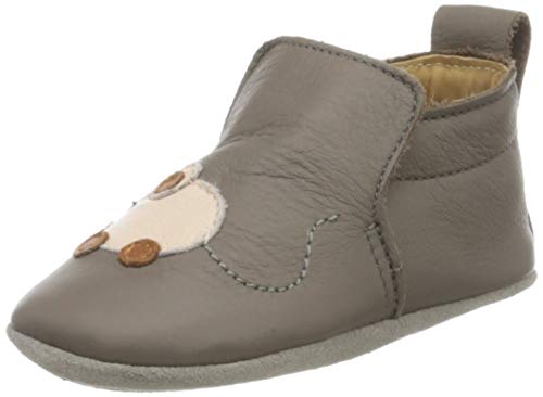 Haflinger Unisex Baby Lauflernschuh Speedy Hausschuhe, Grau (Hellgrau 80), 20 EU von HAFLINGER