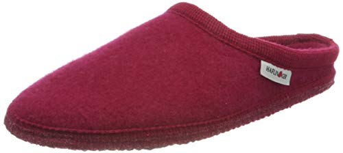 Haflinger Unisex - Erwachsene, Hausschuh, Rot(ziegelrot), 42 von HAFLINGER