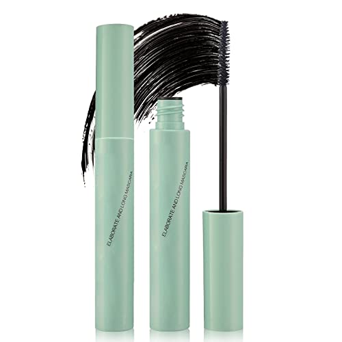Mascara, Volume and Length Formula for Bold, 2 Stück Waterproof Long-Lasting Mascara, Enhances the Natural Look, Well-Defined Lashes von HAFNFUE