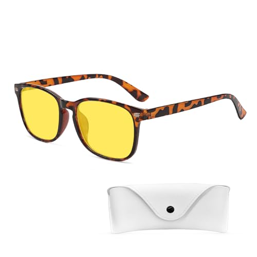 HAGOT Retro Square Sonnenbrille, Jahre Vintage Trendy Brille, Damen Herren 70er Klassisch, UV400-Schutz Sunglasses, für Fahrten, Reisen & Outdoor Aktivitäten von HAGOT