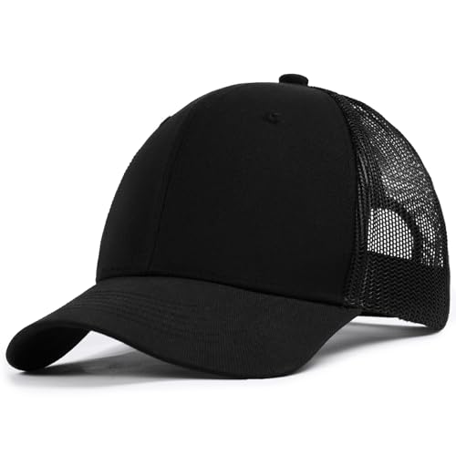 HAGOT Unisex Trucker Cap Basecap, Netzstoff Verstellbare Baseball Cap, Unisex Cap Classic Trucker, Klassische Trucker Cap, für Herren und Damen von HAGOT