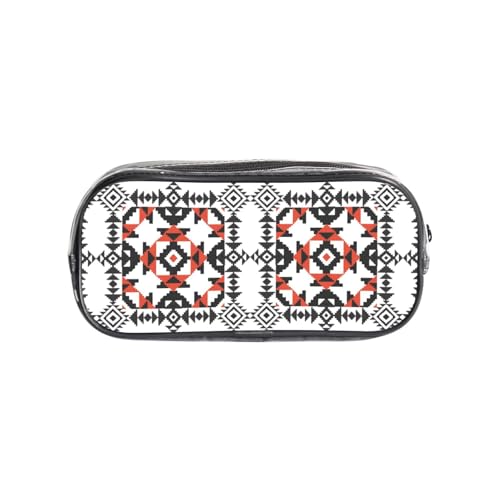 HAHAFU Dekoratives Federmäppchen, transparentes PVC-Federmäppchen, Make-up-Tasche für Schule, Büro, Reisen, Fitnessstudio, Zubehör, Organizer (komplett bedruckte Vorderseite) von HAHAFU