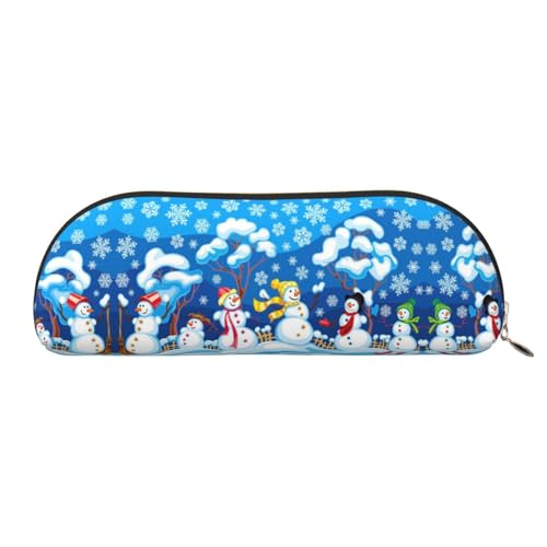 HAHAFU Federmäppchen aus Leder für Mädchen und Jungen, niedlicher Druck, Schreibwaren, Organizer, Tasche, Schule, Büro, Federmäppchen, gold, Einheitsgröße, Taschen-Organizer von HAHAFU