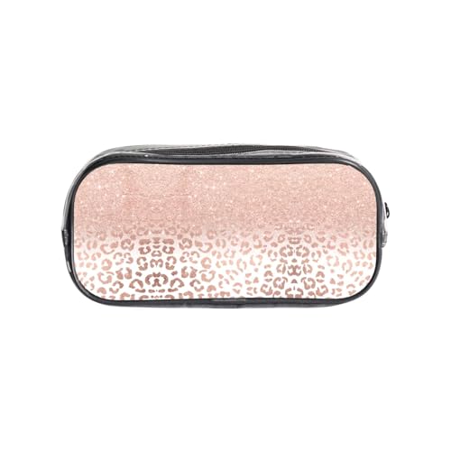 HAHAFU Federmäppchen aus PVC, transparent, Make-up-Tasche für Schule, Büro, Reisen, Fitnessstudio, Zubehör, Organizer (Vorderseite mit Volldruck) von HAHAFU