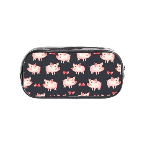 HAHAFU Federmäppchen aus PVC, transparent, für Schule, Büro, Reisen, Fitnessstudio, Zubehör, Organizer (komplett bedruckte Vorderseite) von HAHAFU