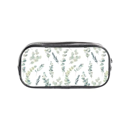 HAHAFU Federmäppchen aus PVC, transparent, für Schule, Büro, Reisen, Fitnessstudio, Zubehör, Organizer (komplett bedruckte Vorderseite) von HAHAFU