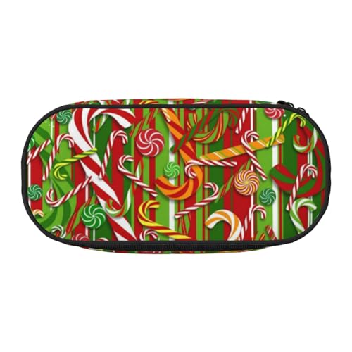 HAHAFU Merry Christmas Federmäppchen mit doppeltem Reißverschluss, großes Fassungsvermögen, knautschfestes Polyester, Organizer für Schule, Büro, Reisen HAHAFU Merry Christmas Federmäppchen mit doppeltem Reißverschluss, großes Fassungsvermögen, knautschfestes Polyester, Organizer für Schule, Büro, Reisen von HAHAFU