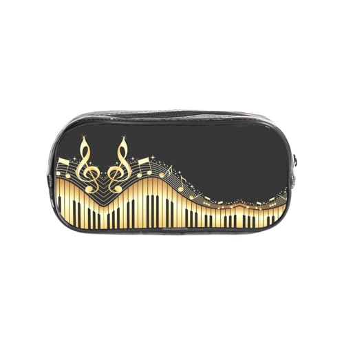 HAHAFU Transparentes PVC-Federmäppchen, Make-up-Tasche für Schule, Büro, Reisen, Fitnessstudio, Zubehör, Organizer (komplett bedruckte Vorderseite) von HAHAFU