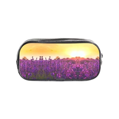 HAHAFU Transparentes PVC-Federmäppchen, Make-up-Tasche für Schule, Büro, Reisen, Fitnessstudio, Zubehör, Organizer (komplett bedruckte Vorderseite) von HAHAFU