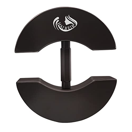 HAIBEIR Hutspanner für taillierte Hüte verstellbar auf alle Hüte Zwei Größen Cowboyhut Stretcher für Filzhüte Beseball Caps, Dunkelbraun, SMALL von HAIBEIR