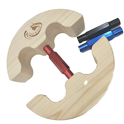 Haibeir Hut-Stretcher, Hut-Dehner, Hutspanner verstellbar, robust, einfach zu verwenden, Größen: 17 cm bis 22,5 cm rot von HAIBEIR