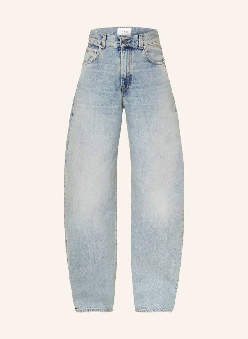Haikure Barrel Jeans Bibi Authentic Wash blau von HAIKURE