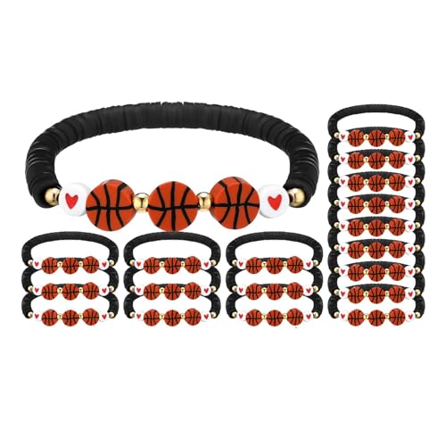 1 Set Einstellbare Tonperlen Sportbänder Mix Und Passendes Farbgelenkarmarm Für Trainingsreisen Und Lässige Outfits Soft Clay Perle Sports von HAISENG