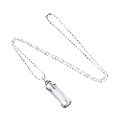 Acryl Parfums Flasche Pendell Halskette Mit Duftlager Und Edelstahlkette Für Frauen Schmuckkristalle Klar Acryl Halskette Acryl Parfums Flasche Pendell Halskette Mit Duftlager Und Edelstahlkette Für Frauen Schmuckkristalle Klar Acryl Halskette von HAISENG