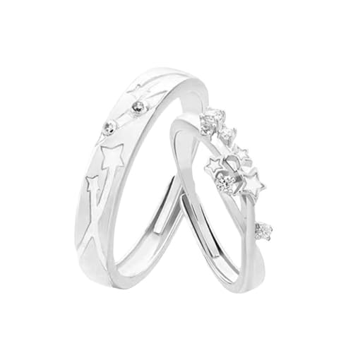 Auffällige Ringe für Paare, magische Liebesringe, personalisierbar, mit Sternmuster, nachtleuchtend Auffällige Ringe für Paare, magische Liebesringe, personalisierbar, mit Sternmuster, nachtleuchtend von HAISENG
