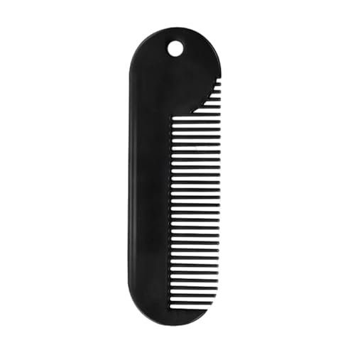 Bartkamm für Herren, Schnurrbartkamm, Rasierpinsel, einfach zu bedienen, kleine Haartasche, Fellpflege, Trimmwerkzeug, Bart-Rasierpinsel, kleine Haare, Geldbörse, Tasche, Reise von HAISENG