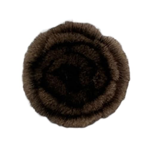 Blumenbrosch Stift Imitation Plüschmaterial Verstärken Stile Und Raffinesse Tragbar Für Frauen Täglich Verwenden Sie Social Gathering Pin von HAISENG