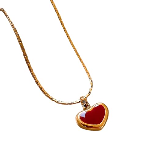 Charakteristische Herz Halskette Schmuck Praktische Herz Anhänger Elegante Hals Schmuck Für Frauen Modezubehör von HAISENG