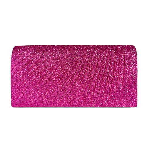 Clutch-Geldbörse, glitzernde Party-Handtasche, modische Abendtasche, Glitzer, Hochzeits-Handtasche mit Kette, Abendtaschen, a, One Size von HAISENG