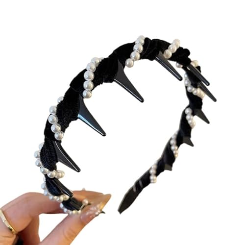 Damen-Haarreif mit Perlen: Modischer Brautschmuck für Hochzeiten und Partys, elegant für Ihren Look von HAISENG