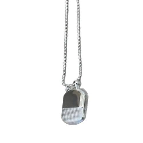 Delicate Alloy Schnitzlauge Flaschen Halskette Einstellbare Kette Halskette Bequemer Verschleiß Halsschmuck Geeignet Für Tägliche Pullover Kleidungszubehör von HAISENG