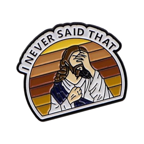 Detaillierte Legierung Brosche Revers Anstecknadel Mode Religiöse Rucksack Abzeichen Handgefertigtes Schmuck Geschenk Für Kirchliche Aktivitäten Religiöser Ereignis Pin von HAISENG