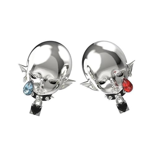Devil Ohrringe Einzigartige Modes Statement Legierung Schmuck Einzigartige Designs Ohrringe Legierungstextur Geeignet Für Trendsetter Jugendmodezubehör Geeignet von HAISENG