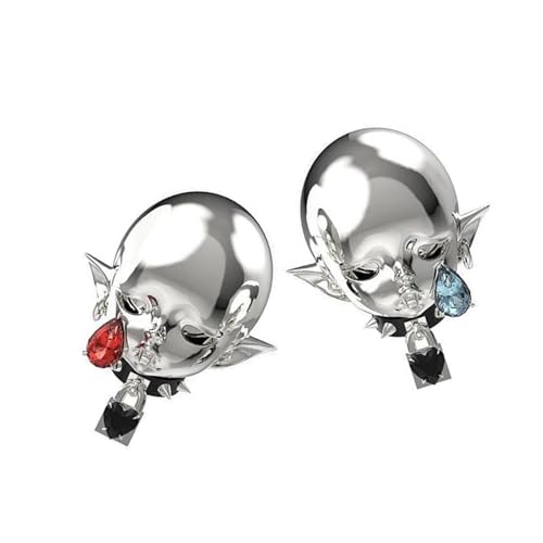 Devil Ohrringe Einzigartige Modes Statement Legierung Schmuck Einzigartige Designs Ohrringe Legierungstextur Geeignet Für Trendsetter Jugendmodezubehör Geeignet von HAISENG