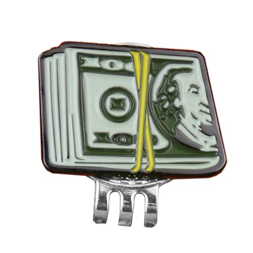 Dollar Bill Hut Clip Marker Ball Ausrichtung Clip Marker Zubehör Herren Damen Hut, Einheitsgröße, Wie beschrieben von HAISENG