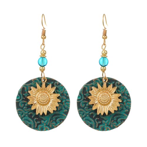 Einzigartige Blumenohrringe Blumenanhänger Mode Dangle Stylish Ohranhänger Für Mode Individuelle Frauen Dangle Ohrringe von HAISENG