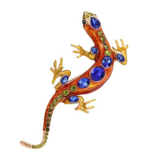 Einzigartige Eidechsenform Brosche Antike Inspirierte Leichtmetallzubehör Handgefertigte Reptilien Schmuck Für Die Party Hochzeit Alltag von HAISENG