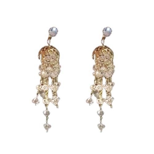 Elegante Dangle Ohrringe Mode Quallen Quasten Anhänger Temperament Drop Süße Frau Schmuck Accessoires Party von HAISENG