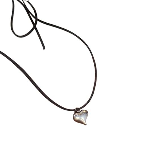 Elegante Legierung Herzheize Halsband Halsband Halskette Einstellbare Bogenknoten Halshöhe Mode Y2K Schmuck Herz Anhänger Einstellbare Kette Einfache Frauen Charme Charme Elegante Legierung Herzheize Halsband Halsband Halskette Einstellbare Bogenknoten Halshöhe Mode Y2K Schmuck Herz Anhänger Einstellbare Kette Einfache Frauen Charme Charme von HAISENG