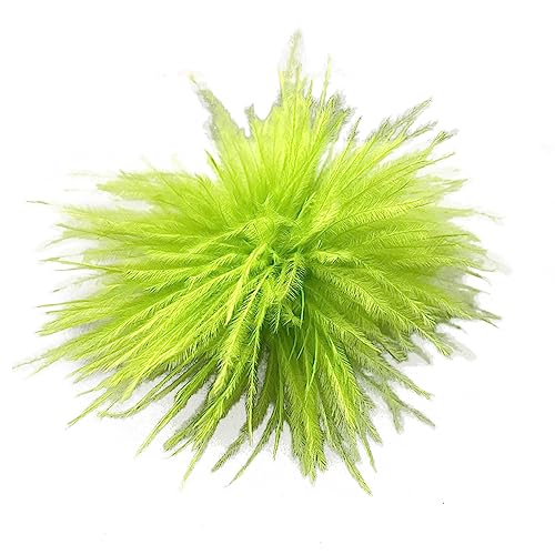 Federbroschen Schal Clip Broschen Revers Stecknadel Dress Accessoires Federmaterial Corsage Pin Lapper Pins Straußstift Pin von HAISENG