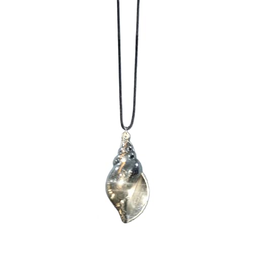 Frauen Mode Neckchains Handgefertigtes Meeresschnecken Anhänger Choker Sweet Large Conch Schlüsselbeinkette Für Partys Und Daten Schicker Schlüsselbein Halskette von HAISENG