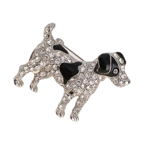 Funkelnde Hund Brosche Entzückende Tiernadel Stylish Lteel Pin Legierung Textur Geeignet Für Rucksack Und Stoffdekorationen Kreative Nuteicht von HAISENG