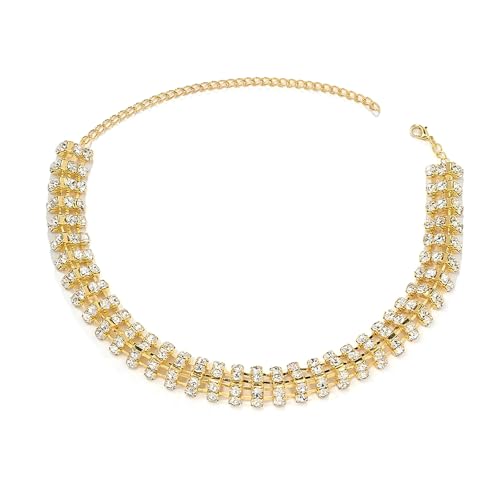 Geometrische Halskette Funkelnde Legierungs Legierungstextur Perfekt Für Abendpartys Und Alltäglicher Charme Trendy Women Geometrische Halskette Funkelnde Legierungs Legierungstextur Perfekt Für Abendpartys Und Alltäglicher Charme Trendy Women von HAISENG