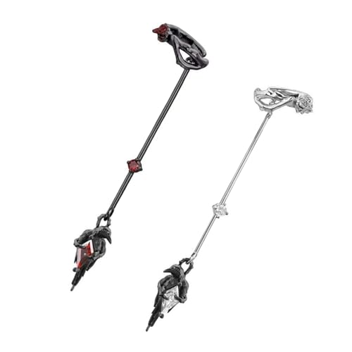 Gothic Animal Inspiriertes Ohrmanschette Für Männer Und Frauen Handgefertigtes Ohrhook Anhänger Mit Rose Detail Legierung Dunkler Schmuck Mystische Tierische Ohrring Clip Alternative von HAISENG