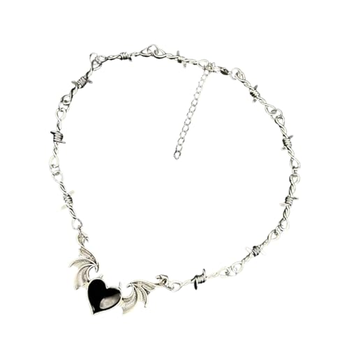 Gothic Styles Fledermausanhänger Halskette Elegantes Schmuck Mit Feinen Für Einen Unverwechselbaren Gotischen Appell Stilvollen Anhänger von HAISENG