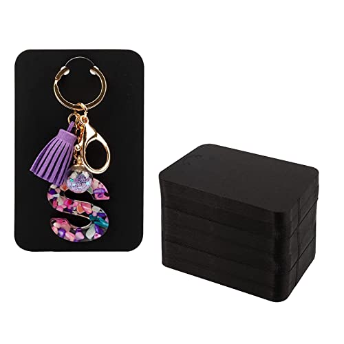 50pcs Schlüsselbund Display Karte Hanging Keychain Verpackung Verkaufskarte Schlüsselbund Displaykarten Braune Papierschmuckkarten von HAISENG