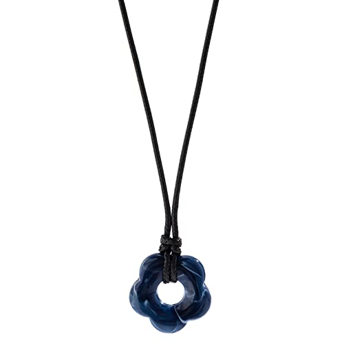 HAISENG Creative-Blossoms Anhänger Halskette mit hohlen Kristallblumen, Schlüsselbeinkette, minimalistisches Statement-Schmuck, Geschenk, Blütenanhänger, Einheitsgröße, Wie beschrieben, Wie von HAISENG