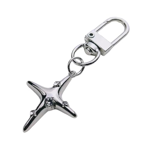 HAISENG Delicate Star Und Mondschlüsselringlegierung Der Schlüsselbeutel Anhänger Ornament Schlüsselhalter Für Männer Und Frauen Leichter Schlüsselhalter von HAISENG