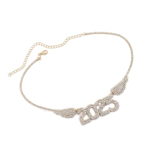 HAISENG Elegante 2025 Engelsflügel-Halskette mit stabilen Legierungsmaterialien, Schmuck-Accessoire für trendige Damen-Garderobe, personalisierbar, Einheitsgröße, Wie beschrieben, Wie beschrieben HAISENG Elegante 2025 Engelsflügel-Halskette mit stabilen Legierungsmaterialien, Schmuck-Accessoire für trendige Damen-Garderobe, personalisierbar, Einheitsgröße, Wie beschrieben, Wie beschrieben von HAISENG